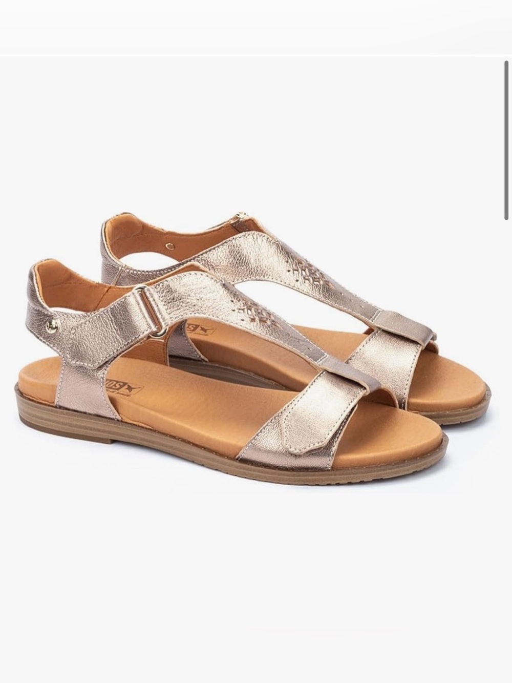 PIKOLINOS Women's Formentera flat Sandal color: stone size 39 US 8.5 new /no box